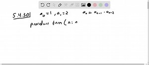 SOLVED:Devise an iterative algorithm to find the nth term of the sequence defined in Exercise 29.