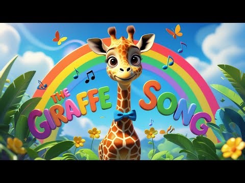 🦒 The Giraffe Song | Learn Animal Names & Sounds | Smart Kids Learning Nursery Rhyme