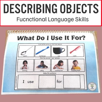 Describing Objects by Function | Functional Life Skills (Object) Speech therapy