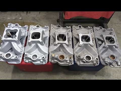 The evolution of the Edelbrock singleplane intake manifold.