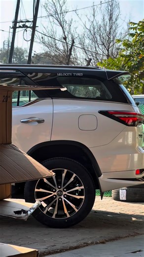 Velocity Tyres Ludhiana on Instagram: "FORTUNER upgraded with 20” alloywheel🔥✅ . . Any query please call ☎️ on this number 9915386999, 9888632199 . . . . #trend #explore #reelitfeelit #foryou #instagood"