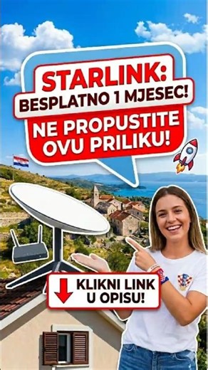 Starlink u Hrvatskoj – radi čak i ovdje! ⚽🇭🇷 #shorts #shortvideo #starlink #croatia #hrvatska