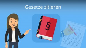 Gesetze zitieren • Gesetze richtig zitieren