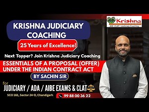 Lec 04 Essentials of a Proposal (Offer) | Indian Contract Act, 1872 | Contract Law by Sachin Sir