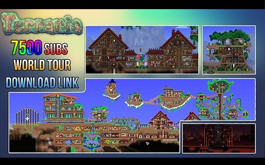 Terraria个人地图展示: 最大的一张!!! [DantheLittleMan1]