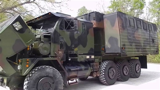 Full Tour of The M1070 Off-Road Camper (Throwback) #heavyequipment #ccequipment #throwback | C & C Equipment