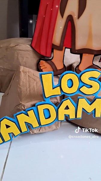 Aplique de los 10 mandamientos en 3D #escuela #10mandamientos #moises #dios #ecuador🇪🇨 #parati #feed #fyp