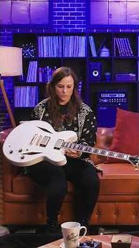Unboxing an Epiphone Sheraton "White Wolfe" with Emily Wolfe! #shorts #emilywolfe