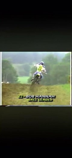 Bob “Hurricane” Hannah at Unadilla 1986 🔥 #motocross #legend #suzuki #rm #250 #2stroke