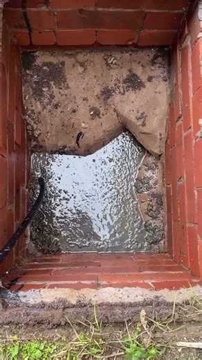 Unblocking a blocked drain line, main cause wipes 🧻 clearing blocked drains is what we do #blocked