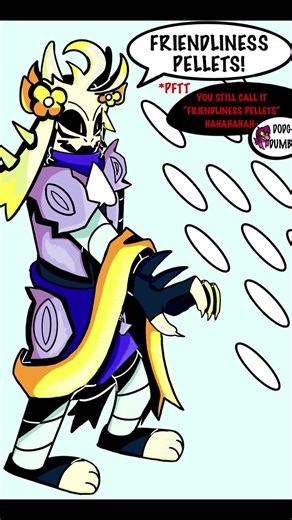Friendliness Pellets as Asriel - Deltarune Comic Dub #undertalememe #deltarunememes