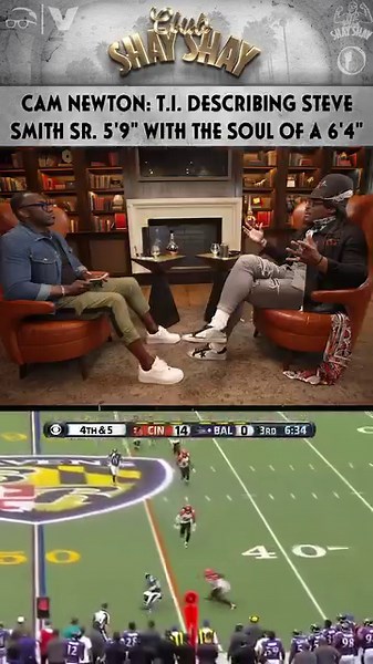 1.5M views · 38K reactions | “Steve Smith Sr. was a pit bull … a shark. If he sensed any blood, Smitty is coming after you.” - Cam Newton | Club Shay Shay | Facebook