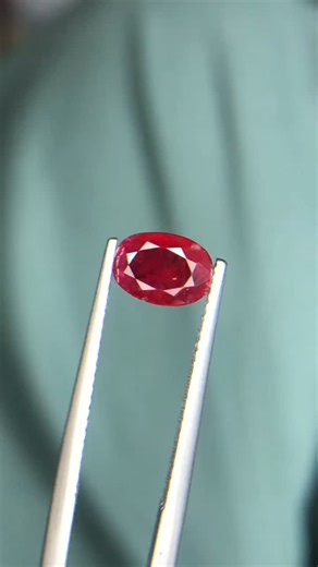 *khalil Gem* on Instagram: "Beautiful faceted Natural Red color Ruby Available for sale. Weight : 1.2 carat Dimension :8.1*5.6*2.9mm Clarity : included Origin : Mozambique 🇲🇿 Price : $280 Usd Nmgj #RubyLove #RubyJewelry #RubyGems #RubyStyle #RubyFashion"