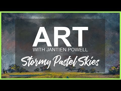 Drawing Stormy Skies with Pastels - Jantien Powell