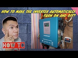 OFF-GRID SOLAR | INVERTER AUTOMATIC ON AND OFF PAANO GAWIN? | ZAMDON INVERTER | TAXNELE TIMER SWITCH