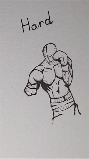 How to draw a boxer from easy to hard