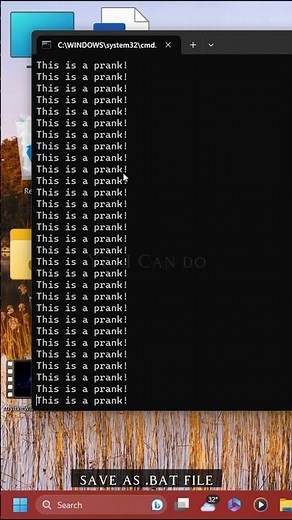 ⁉️Continuous Message Loop : CMD pranks ✍🏻 #shorts