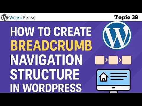 How to Add Breadcrumbs Navigation in WordPress Yoast SEO with Elementor 2025 | Navigation Menu 2025