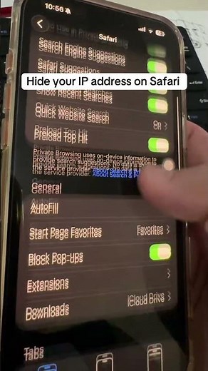 How to hide your IP address on iPhone safari browser