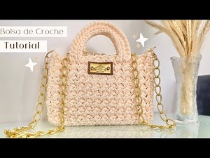 Crochet Bag Tutorial - Beautiful Stitch for Bags - Beautiful and Easy - Crochet Tote Bag Tutorial