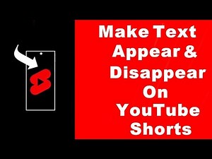 How To Make Text Appear And Disappear At Different Times On YouTube Shorts