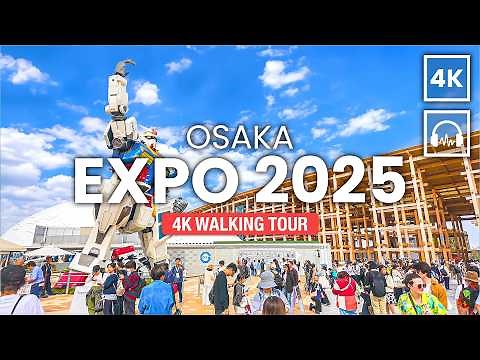 Osaka World Expo 2025 🇯🇵 - All Pavilions [Day & Night] - Cinematic Walking Tour -【4K HDR 60FPS】