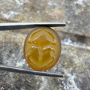 Handmade Glass Scarab Intaglio: Ancient Roman Jewelry Making (16x14mm) - Etsy