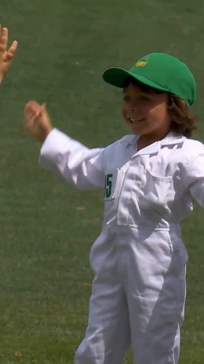 Taking after his grandfather. #themasters | Masters Tournament