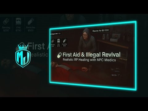 [FREE] 💊 Illegal Revival & First Aid System | NPC-Based RP Healing for QBCore | MJ DEVELOPMENT