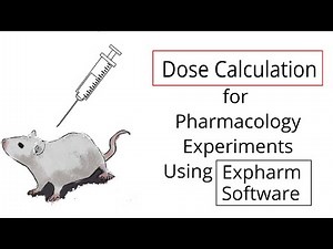 Dose Calculation in Pharmacology Experiments | Human & Animal Dose Conversion Using Expharm Software