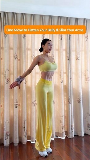 Flatten Your Belly and Slim Your Arms with Just 1 Simple Move – 200 Reps a Day!