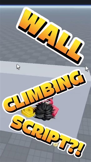 WALL CLIMBING SYSTEM IN ROBLOX STUDIO!!! #aduwinthegamer #robloxstudio #tutorial