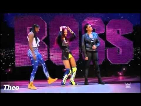 Team Bad entrance in WWE Main Event 2015
