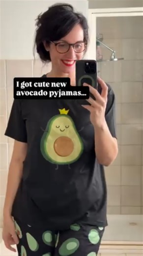 Funny avocado pajamas fit fail everyone relates to