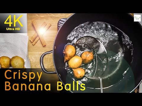 Tasty & Crispy Banana Balls Recipe | Banana Snacks | Banana Fry Recipe | Easy Snack Recipe