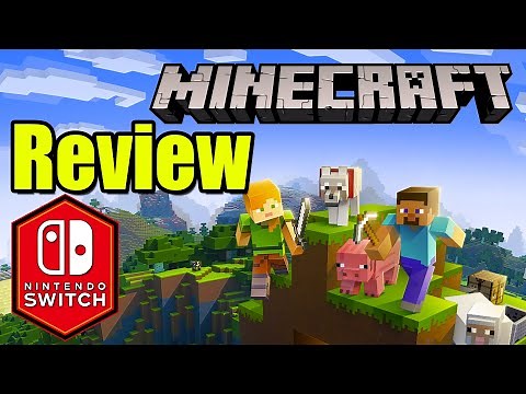 Minecraft Nintendo Switch Bedrock Gameplay Review: Crossplay Aquatic Update
