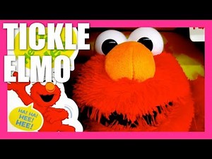 Sesame Street Tickle Me Elmo Laughing Elmo Tickling Doll Hasbro PlaySkool