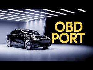 Tesla Model Y (2020–Present) OBD2 Port Location #obdlocation #obdport