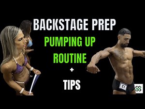 Backstage Prep - Pumping Up Routine & Tips #bodybuilding #88fitnesstraining