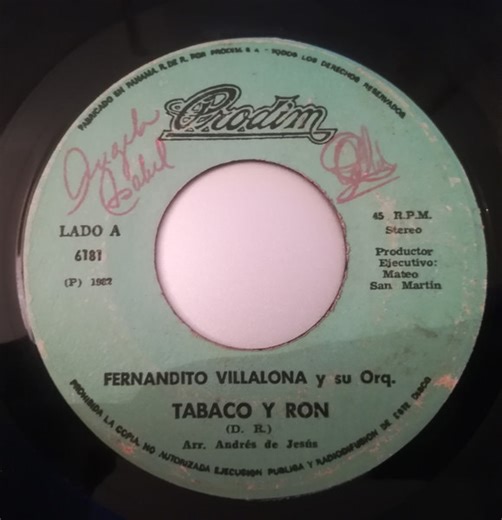 Fernandito Villalona Y Su Orquesta - Tabaco Y Ron