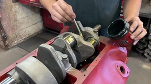 Flathead Friday and using plenty of lube time to intsall some pistons at HandHFlatheads.com Have a great weekend. | H&H Flatheads