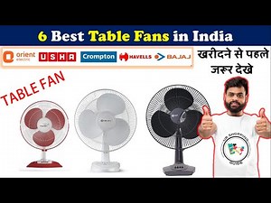 Top 6 Best Table Fan 2024 ⚡Best Table Fan Under Rs. 2000⚡Table Fan Buying Guide And Detailed Review