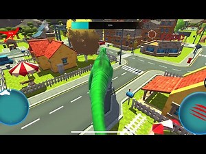 Realistic Dinosaur Simulator 2025: The Ultimate City Rampage Experience | Full iOS Gameplay #2