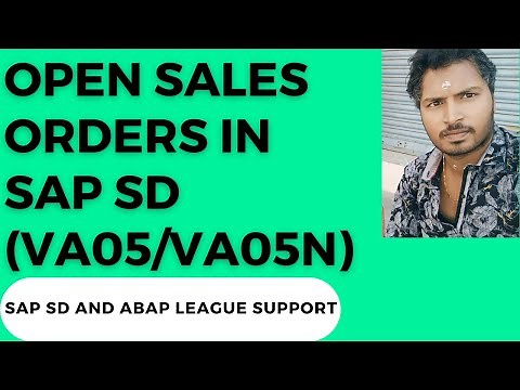 How to find sales order number in SAP SD (VA05/VA05N)