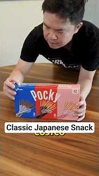 The Classic Japanese Snack Now at Costco – Pocky Review 🍫🍓🍪