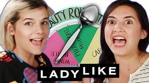 Extreme No Mirror Makeup Challenge • Beauty Roulette | BuzzFeed Ladylike