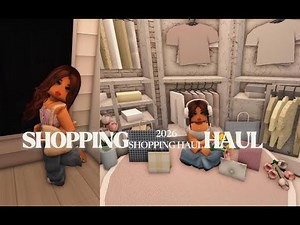 *ੈ✩‧₊˚ shopping haul! *ੈ✩‧₊˚ bloxburg roleplay ~ no voice ~ simply luvly~ *ੈ✩‧₊˚