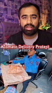 Food Delivery App Protest #zomato