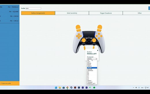 Dual Sense Edge PC映射方法，无需PS5，DSX、ds4windows等第三方软件DSE