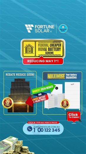 Battery Rebates Reducing Soon 💰 Save THOUSANDS on Home Batteries | Fortune Solar
